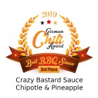 Chipotle & Pineapple chili sauce | Crazy Bastard | 100ml